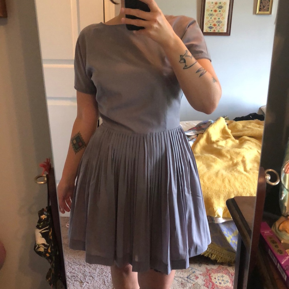 L’ecole des Femmes boatneck Bardot dress